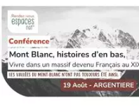 Mont Blanc, histoires d’en bas...