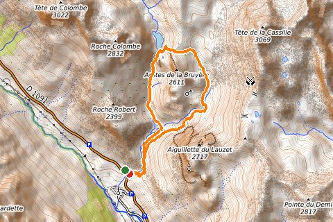 Carte de la trace Boucle_de_la_Bruyère.gpx