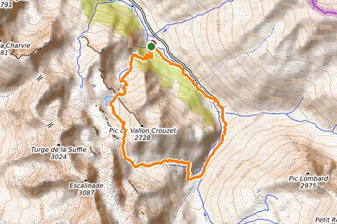Carte de la trace Lac_des_Cordes.gpx
