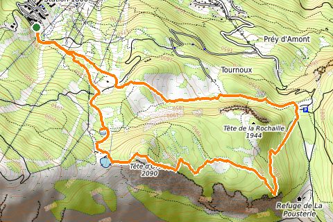 Carte de la trace Tête_d_Oréac.gpx