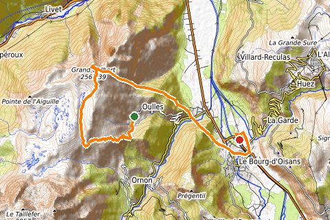 Carte de la trace _Glissade_automnale_.gpx