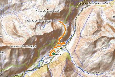 Carte de la trace Le Vallon d'en Haut-31-08-2025.gpx
