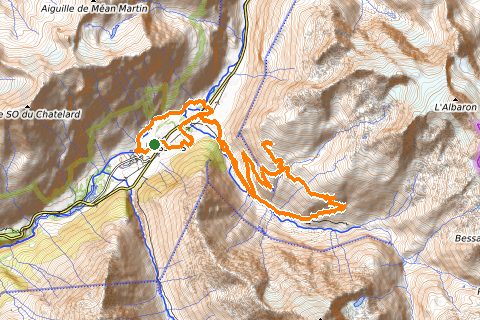 Carte de la trace La Mottuaz d'amont-08-06-2026.gpx