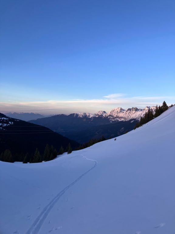 Trail dans l'après-midi