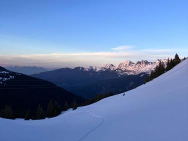 Trail dans l&apos;après-midi