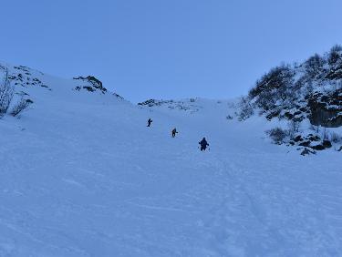 Descente du refuge de l&apos;Oule