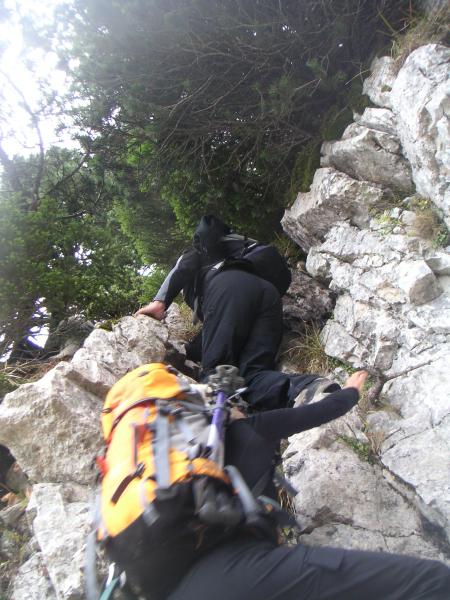 1er passage d'escalade
