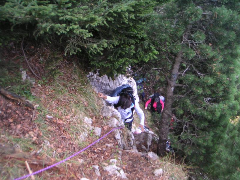 1er passage d'escalade