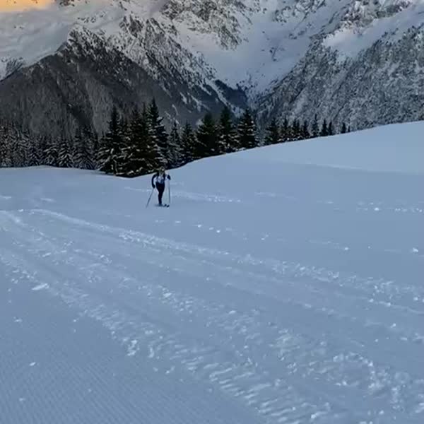 Trail dans l'après-midi