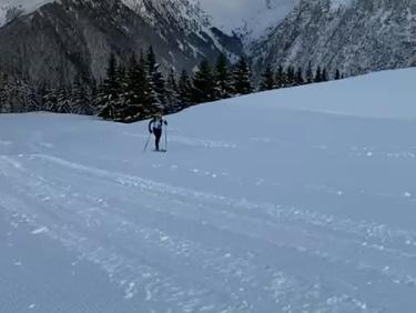 Trail dans l&apos;après-midi