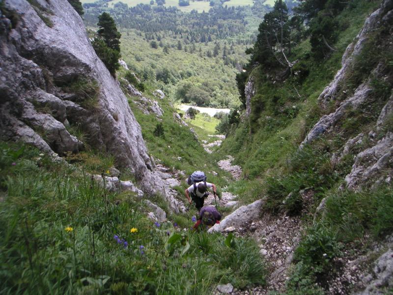2ème passage rocheux