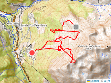 3 interruptions durant la trace ???
