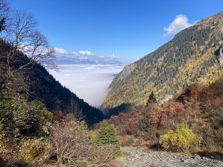 Lac Blanc depuis la Gorge