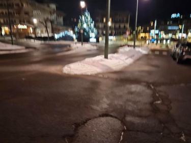 Marche nocturne dans La Clusaz