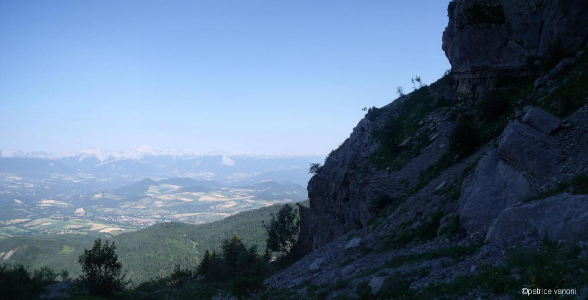 Accés à la vire