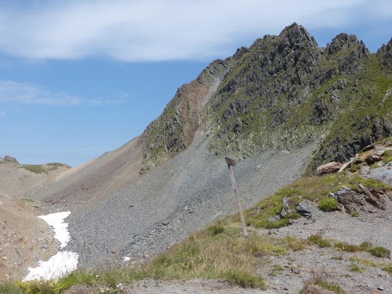 Accès au sommet
