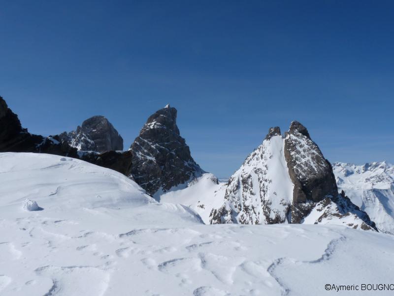 Aiguilles d'Arves vu du sommet