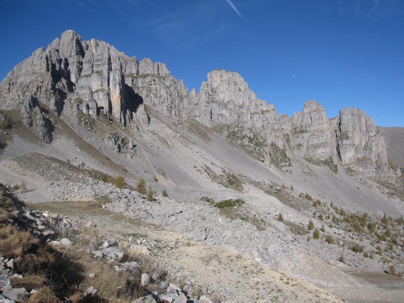 Aiguilles de Chabrières, versant Est
