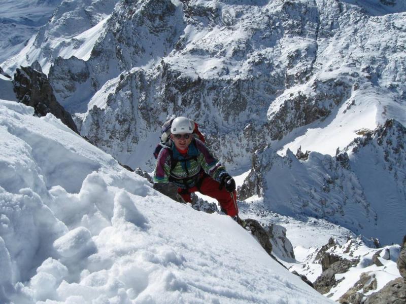 Alain dans les cailloux