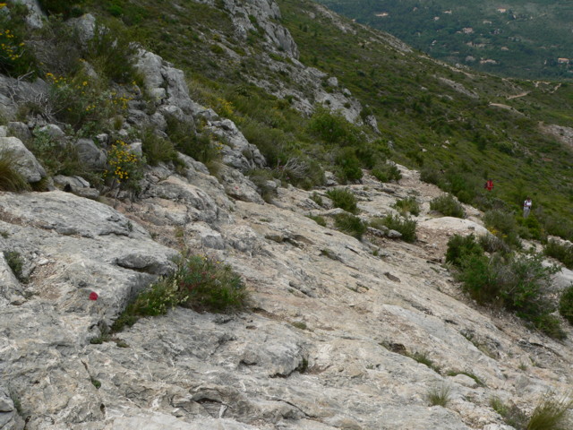Amorce de la descente