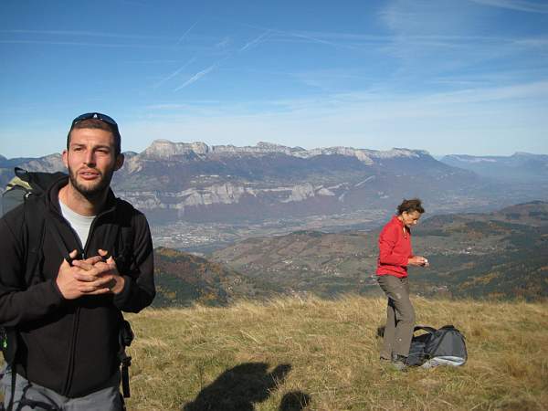Anny et Renaud au prè du Mollard