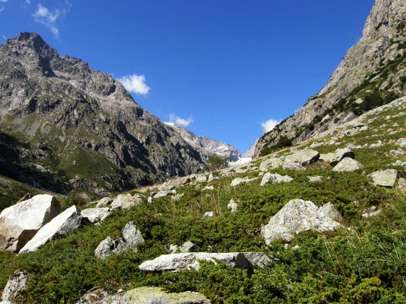 Approche de La Meije