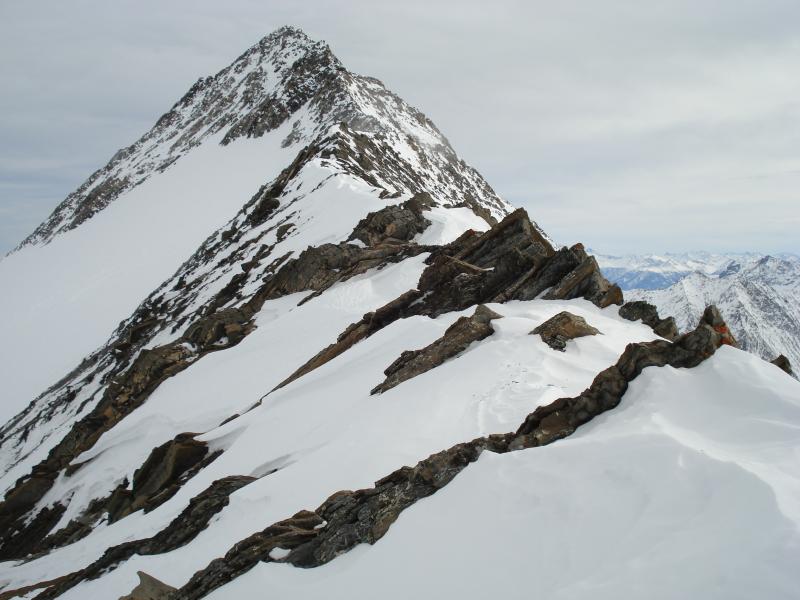 Arête NO du Goléon l'hiver
