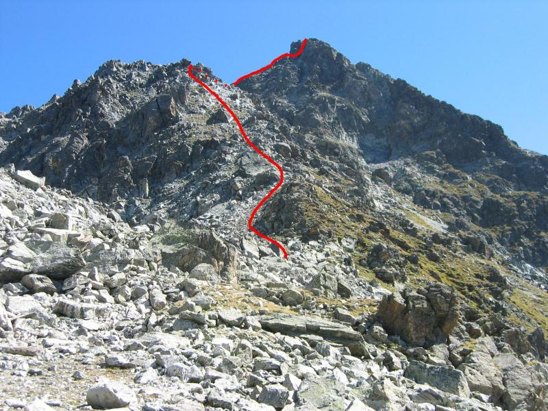 Arête Ouest Bec d'Arguille