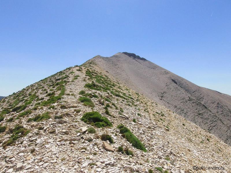 Arête nord de la Tête de Vallon Pierra.