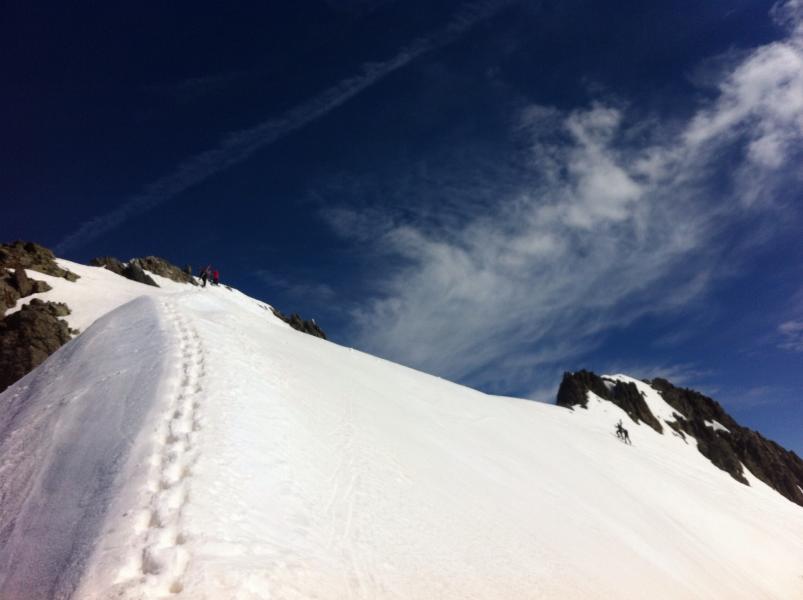 Arrivée à la Dent