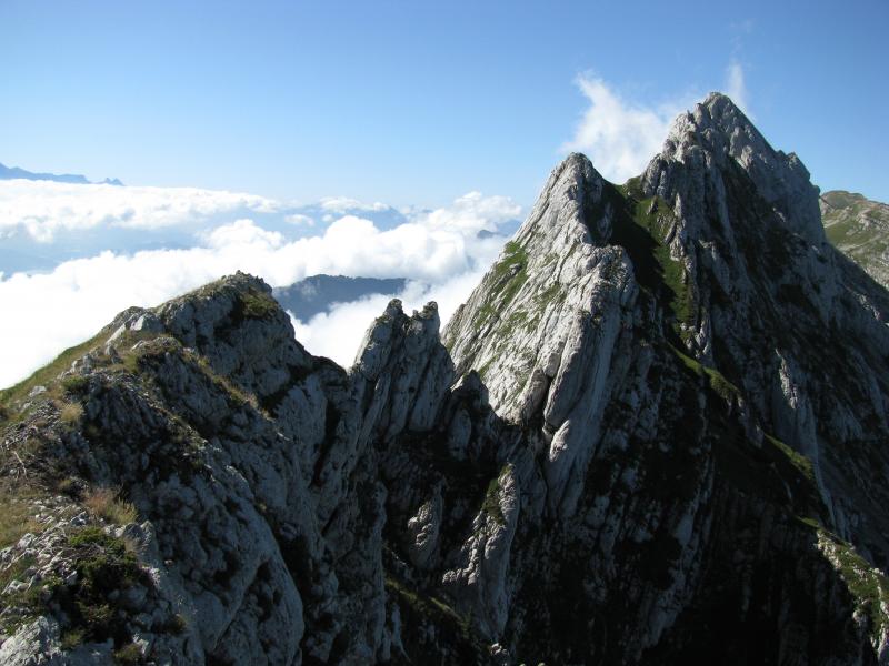 Arrivée à la double bréche