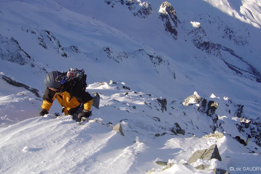 Arrivée au sommet