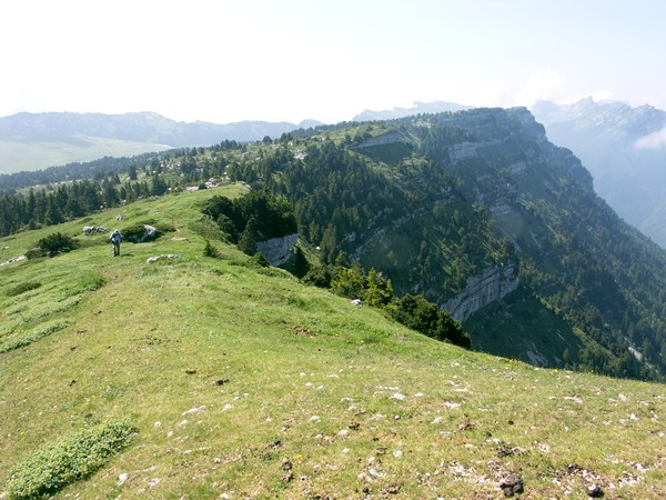 Arrivée au sommet
