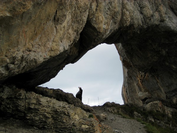 Arrivée au trou-trou