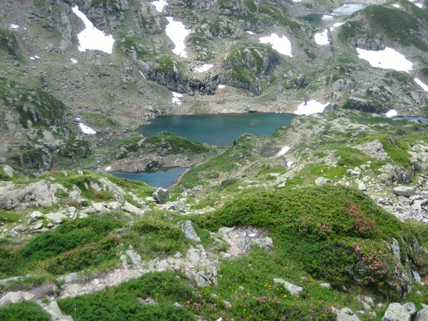 Arrivée aux lacs