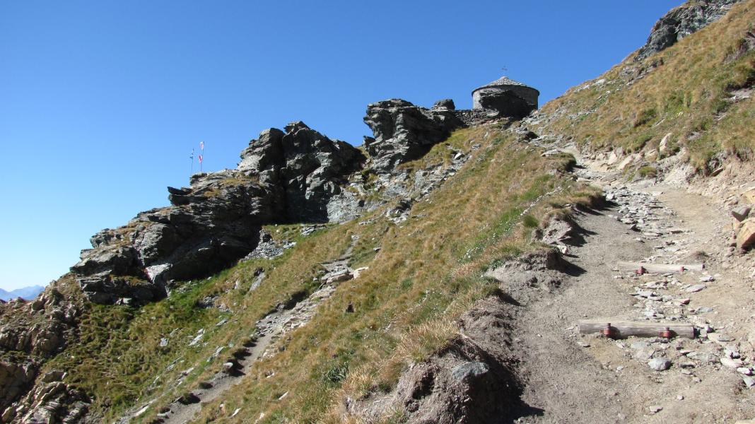 Arrivée au refuge.
