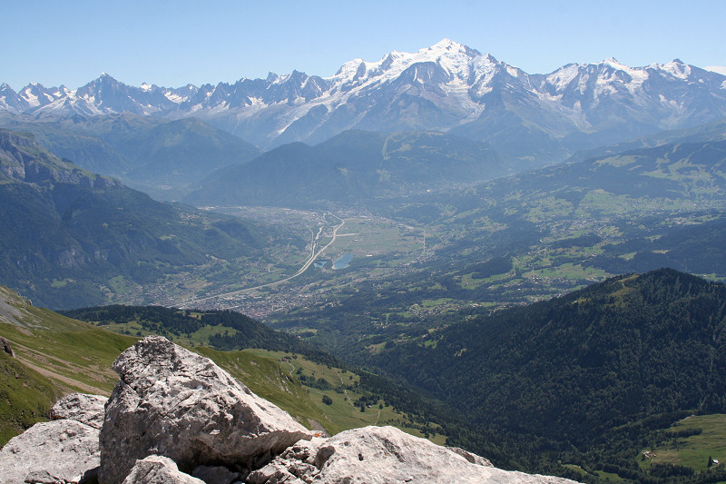 Arve et Mont-Blanc