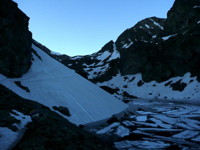 Attention glissade dans le Crozet