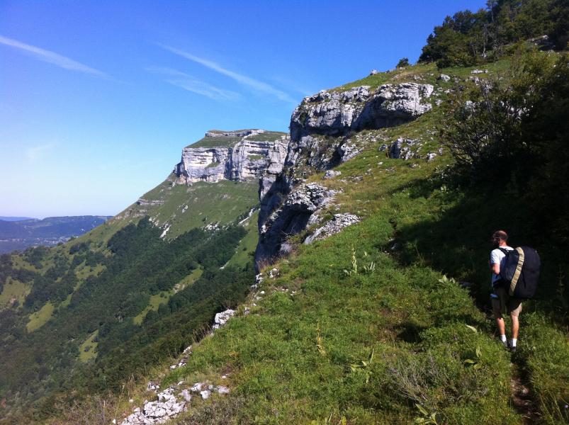 Au col de la Verne, à gauche toute!