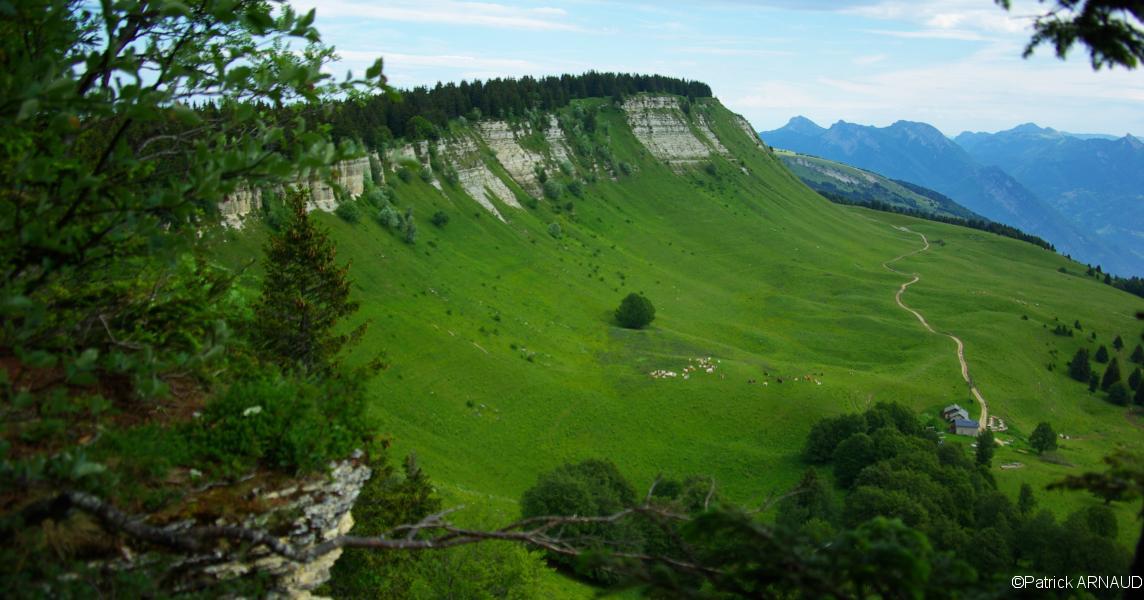 Au dessus des chalets de la Molière