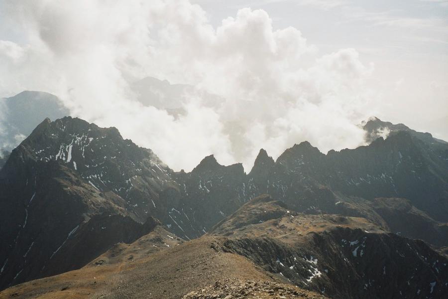 Au-dessus du Col de la Grande Vaudaine