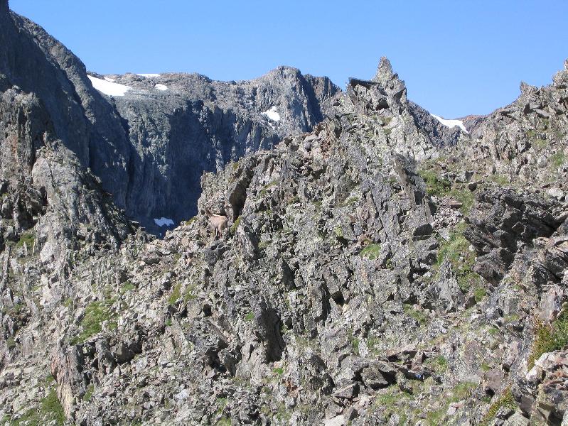 Au dessus du col de la Balmette