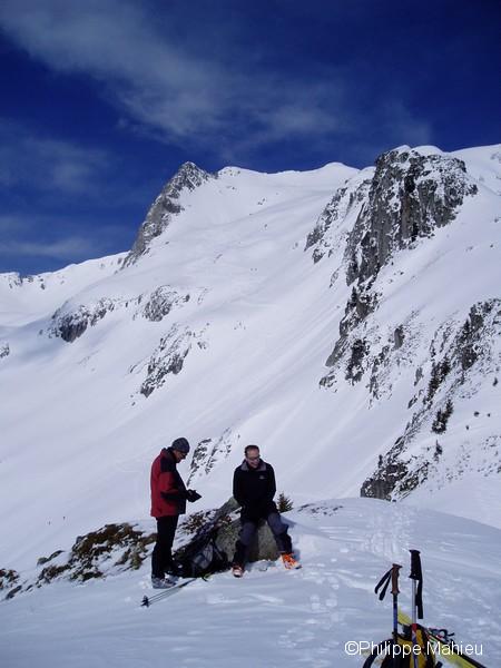 Au dessus du col du Loup