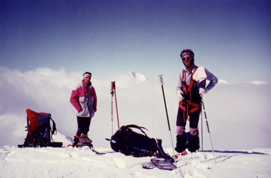 Au sommet de la Grande Sassiere