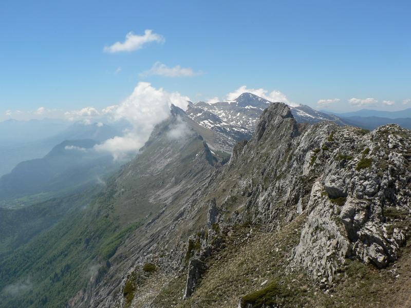 Au sommet des Rochers de l'Ours