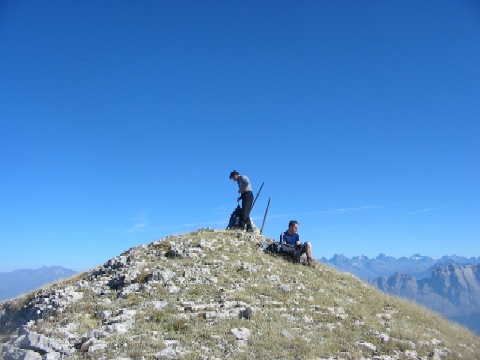 Au sommet du Rocher Rond