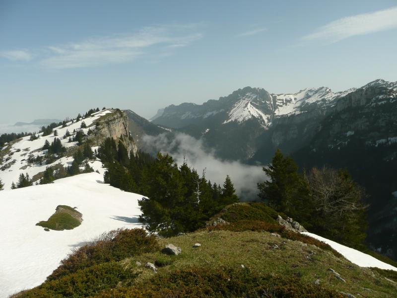 Au sommet du dome, avant l'arrivée des nuages