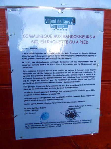 Avertissement