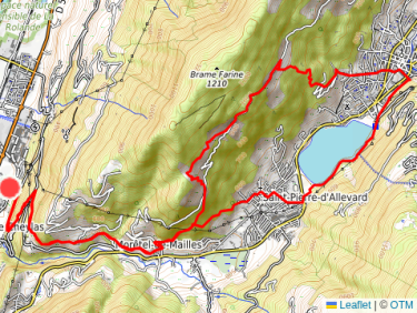 Allevard depuis le Cheylas