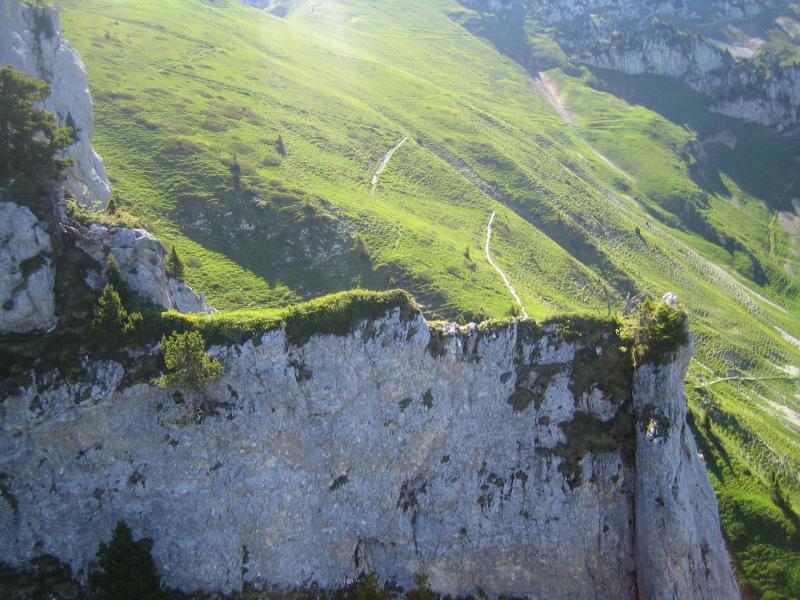 allez , un petit Touch sur la banquette gazonnée .